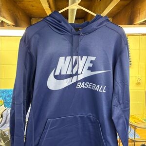 Nike Navy Baseball Hoodie